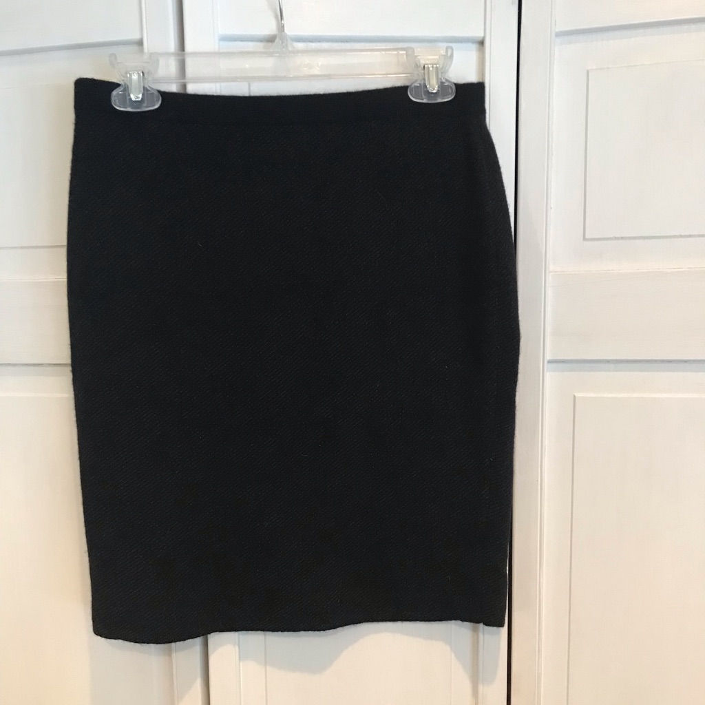 Eileen Fisher Wool & Cotton, Pull-On Skirt - Ps